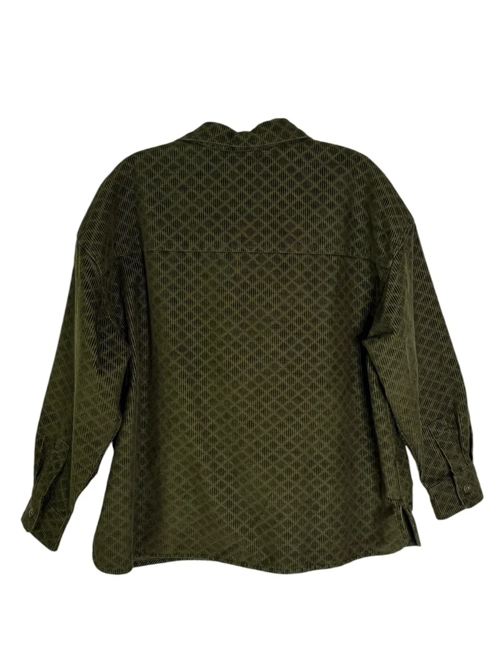 Lee x The Brooklyn Circus Cordoroy Quilted Overshirt Jacket Kale Green Size M